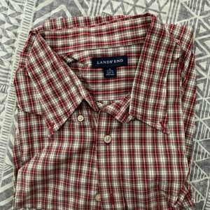 Lands end Dress shirt/ flannel. Size XL, worn a couple of times.